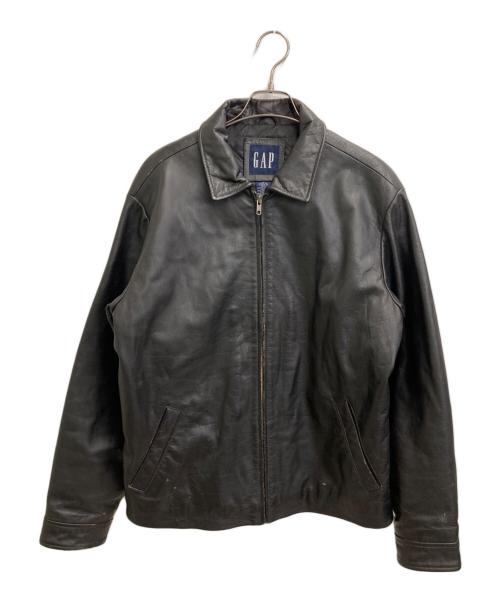 GAP（ギャップ）GAP (ギャップ) レザージャケット ブラック サイズ:SIZE Mの古着・服飾アイテム