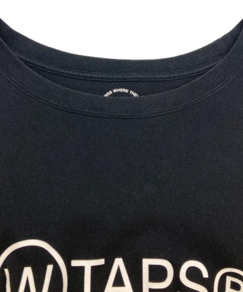 WTAPS（ダブルタップス）WTAPS (ダブルタップス) ロゴカットソー ブラック サイズ:3の古着・服飾アイテム