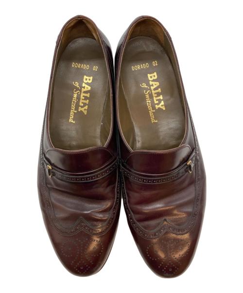 BALLY（バリー）BALLY (バリー) ウィングチップシューズ ブラウン サイズ:7の古着・服飾アイテム