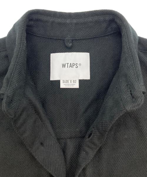 WTAPS（ダブルタップス）WTAPS (ダブルタップス) DECK 02/LS/COTTON.TWILL ブラック サイズ:02の古着・服飾アイテム