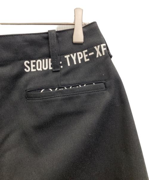 SEQUEL（シークエル）SEQUEL (シークエル) CHINO PANTS(TYPE-XF) ブラック サイズ:Mの古着・服飾アイテム