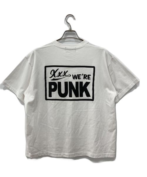 GOD SELECTION XXX（ゴッドセレクショントリプルエックス）GOD SELECTION XXX (ゴッドセレクショントリプルエックス) プリントTシャツ ホワイト サイズ:Mの古着・服飾アイテム