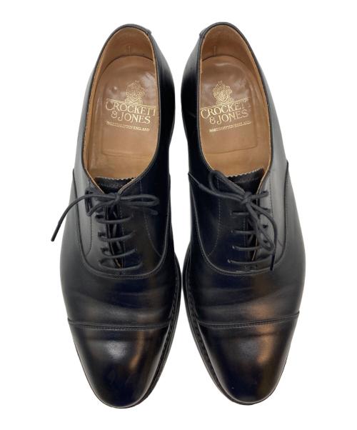 Crockett & Jones（クロケット＆ジョーンズ）Crockett & Jones (クロケット＆ジョーンズ) ストレートチップシューズ ブラック サイズ:8 1/2の古着・服飾アイテム