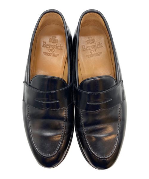 berwick（バーウィック）berwick (バーウィック) コインローファー ブラック サイズ:8の古着・服飾アイテム