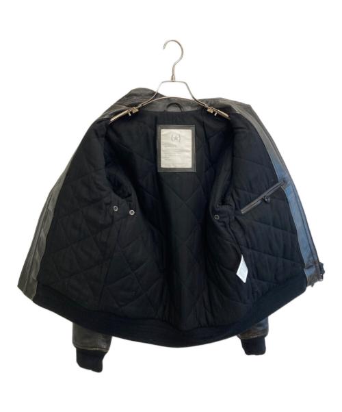 BANANA REPUBLIC（バナナリパブリック）BANANA REPUBLIC (バナナリパブリック) TYPE A-2 カウレザージャケット ブラック サイズ:Sの古着・服飾アイテム