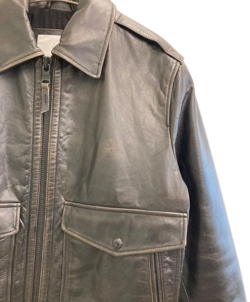 BANANA REPUBLIC（バナナリパブリック）BANANA REPUBLIC (バナナリパブリック) TYPE A-2 カウレザージャケット ブラック サイズ:Sの古着・服飾アイテム