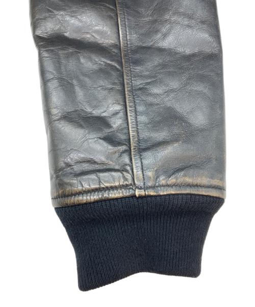 BANANA REPUBLIC（バナナリパブリック）BANANA REPUBLIC (バナナリパブリック) TYPE A-2 カウレザージャケット ブラック サイズ:Sの古着・服飾アイテム