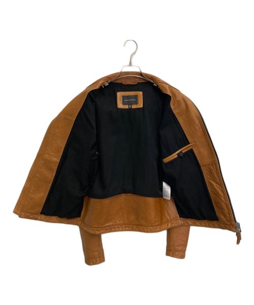 BANANA REPUBLIC（バナナリパブリック）BANANA REPUBLIC (バナナリパブリック) カウレザーバイカージャケット ブラウン サイズ:Mの古着・服飾アイテム