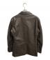 GOTAIRIKU (五大陸) シープレザーテーラードジャケット ブラウン サイズ:-：17000円