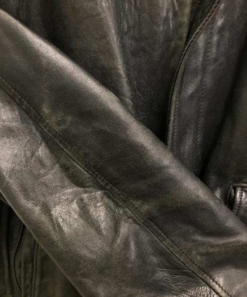 VERA PELLE（ベラペレ）VERA PELLE (ベラペレ) レザーブルゾン ブラック サイズ:52の古着・服飾アイテム