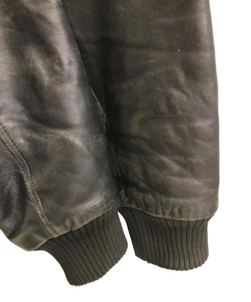 VERA PELLE（ベラペレ）VERA PELLE (ベラペレ) レザーブルゾン ブラック サイズ:52の古着・服飾アイテム