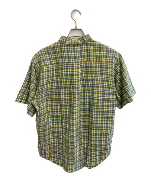 stussy（ステューシー）stussy (ステューシー) 半袖チェックシャツ グリーン サイズ:Ｌの古着・服飾アイテム