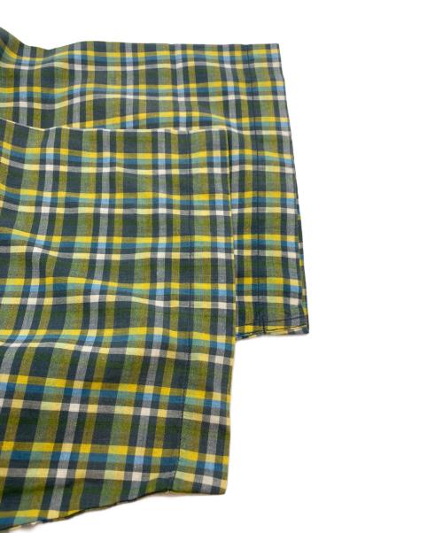 stussy（ステューシー）stussy (ステューシー) 半袖チェックシャツ グリーン サイズ:Ｌの古着・服飾アイテム