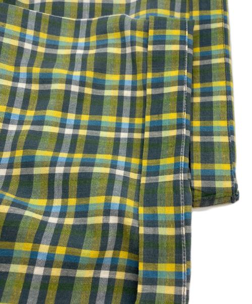 stussy（ステューシー）stussy (ステューシー) 半袖チェックシャツ グリーン サイズ:Ｌの古着・服飾アイテム
