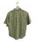 stussy (ステューシー) 半袖チェックシャツ グリーン サイズ:Ｌ：6000円