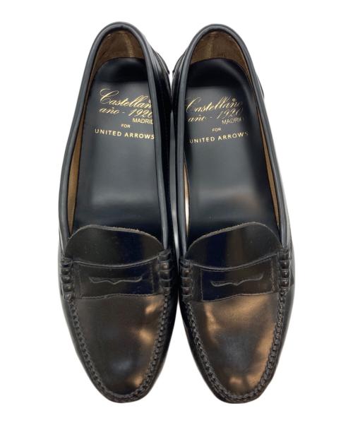 castellano（カステラーノ）CASTELLANO (カステラーノ) PENNY LOAFER ブラック サイズ:42の古着・服飾アイテム