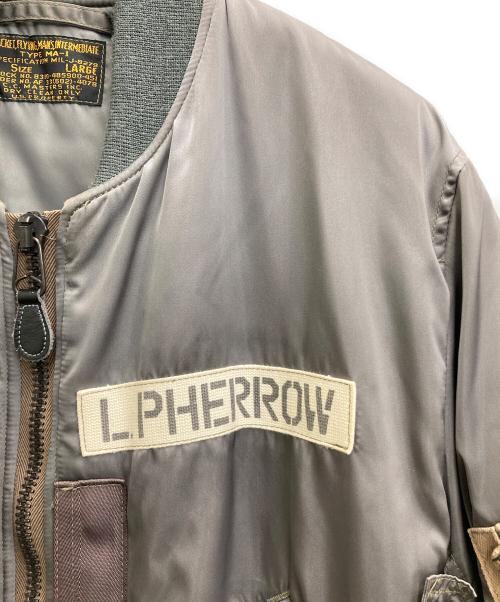 Pherrow's（フェローズ）PHERROW'S (フェローズ) MA-1ジャケット オリーブ サイズ:Lの古着・服飾アイテム