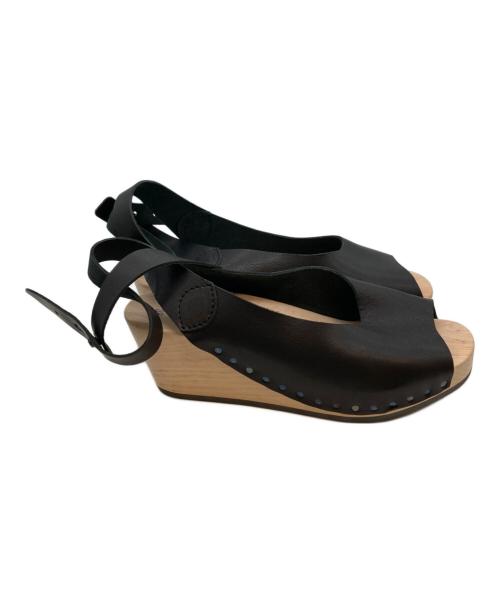 Trippen（トリッペン）Trippen (トリッペン) ウッドサンダル ブラック サイズ:38の古着・服飾アイテム