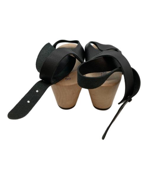 Trippen（トリッペン）Trippen (トリッペン) ウッドサンダル ブラック サイズ:38の古着・服飾アイテム