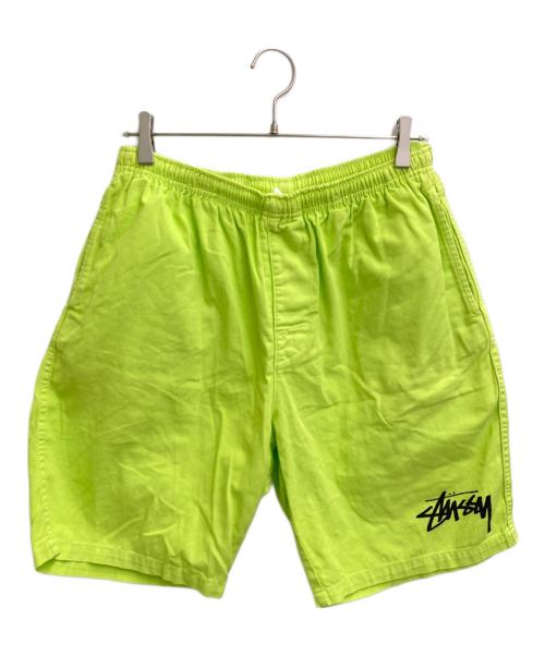 stussy（ステューシー）stussy (ステューシー) ショートパンツ イエロー サイズ:XLの古着・服飾アイテム
