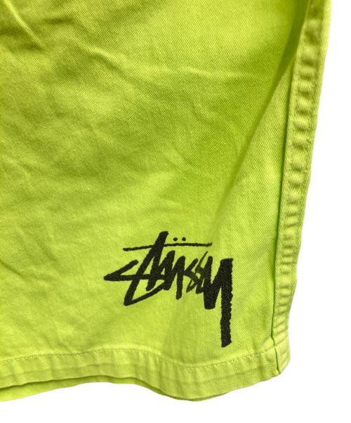 stussy（ステューシー）stussy (ステューシー) ショートパンツ イエロー サイズ:XLの古着・服飾アイテム