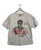 NUTMEGナツメグ）の古着「プリントTシャツ/THE INTIMIDATOR」｜グレー