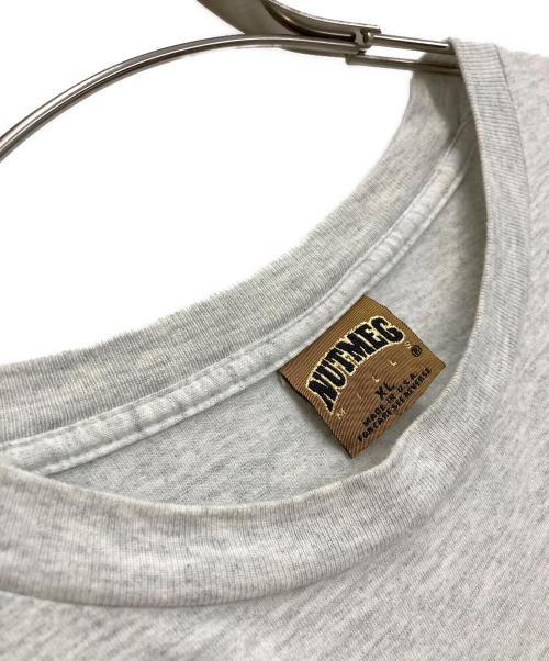 NUTMEG（ナツメグ）nutmeg (ナツメグ) プリントTシャツ/THE INTIMIDATOR グレー サイズ:XLの古着・服飾アイテム
