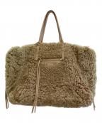 BALENCIAGAバレンシアガ）の古着「PAPER ムートンファー」｜ベージュ