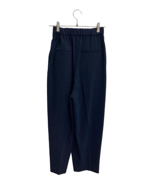 Conte（コンテ）conte (コンテ) アシンメトリー タックパンツ ネイビー サイズ:36の古着・服飾アイテム