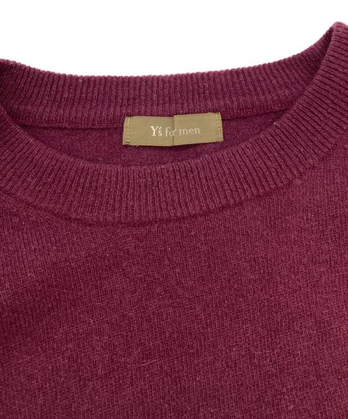 Y's for men（ワイズフォーメン）Y'S for men (ワイズフォーメン) ニット レッド サイズ:3の古着・服飾アイテム