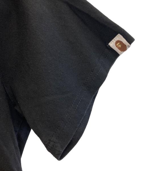 A BATHING APE（ア ベイシング エイプ）A BATHING APE (ア ベイシング エイプ) プリントTシャツ ブラック サイズ:Ｌの古着・服飾アイテム