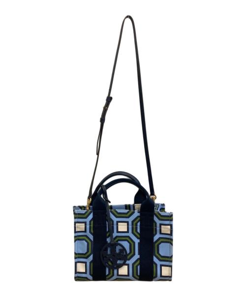 TORY BURCH（トリーバーチ）TORY BURCH (トリーバーチ) オクタゴン 2WAYトートバッグ スカイブルー サイズ:-の古着・服飾アイテム