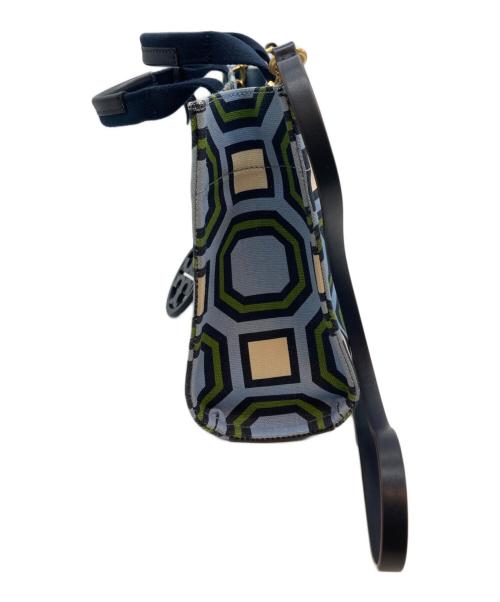 TORY BURCH（トリーバーチ）TORY BURCH (トリーバーチ) オクタゴン 2WAYトートバッグ スカイブルー サイズ:-の古着・服飾アイテム