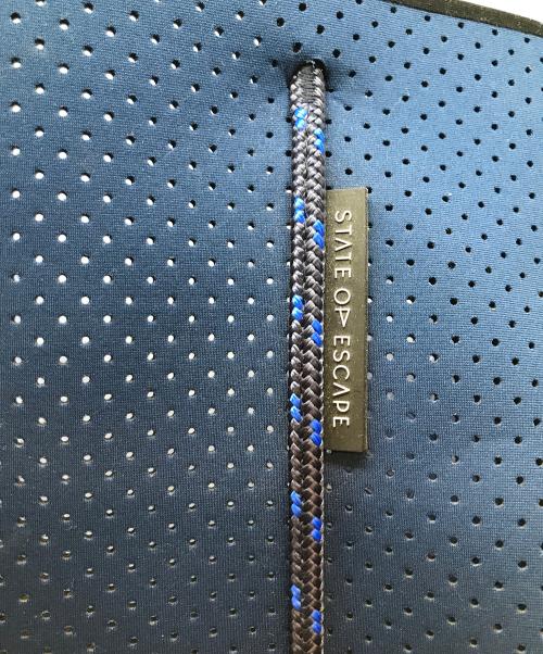 STATE OF ESCAPE（ステイトオブエスケープ）STATE OF ESCAPE (ステイトオブエスケープ) flying solo tote ブルー サイズ:-の古着・服飾アイテム