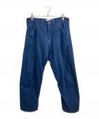 CAL O LINEキャルオーライン）の古着「BARREL PAINTER PANTS」｜インディゴ