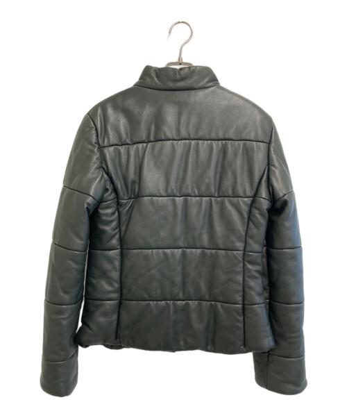 preview（プレビュ）preview (プレビュ) 中綿レザージャケット ブラック サイズ:42の古着・服飾アイテム