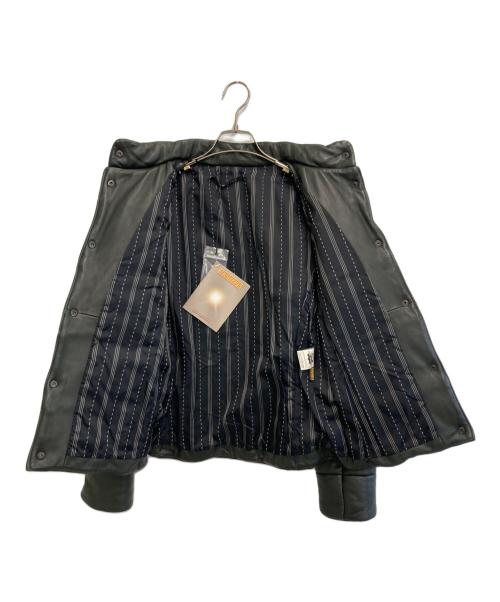 preview（プレビュ）preview (プレビュ) 中綿レザージャケット ブラック サイズ:42の古着・服飾アイテム