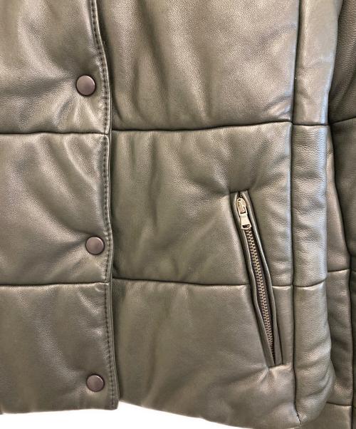 preview（プレビュ）preview (プレビュ) 中綿レザージャケット ブラック サイズ:42の古着・服飾アイテム