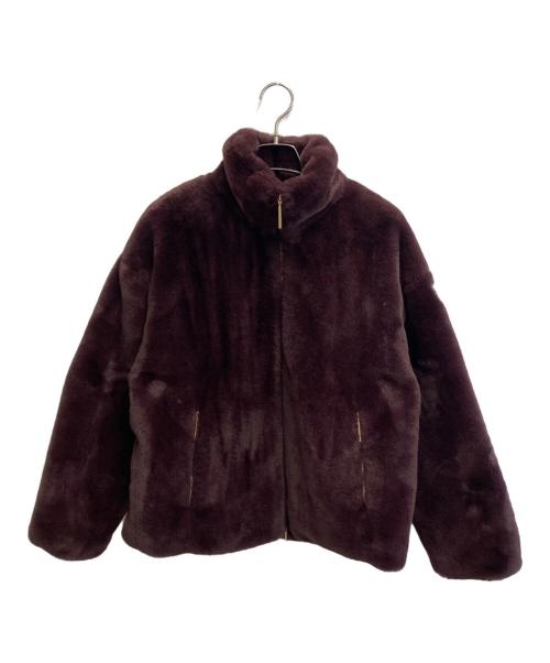 TATRAS（タトラス）TATRAS (タトラス) BARBRA ボアブルゾン パープル サイズ:２の古着・服飾アイテム