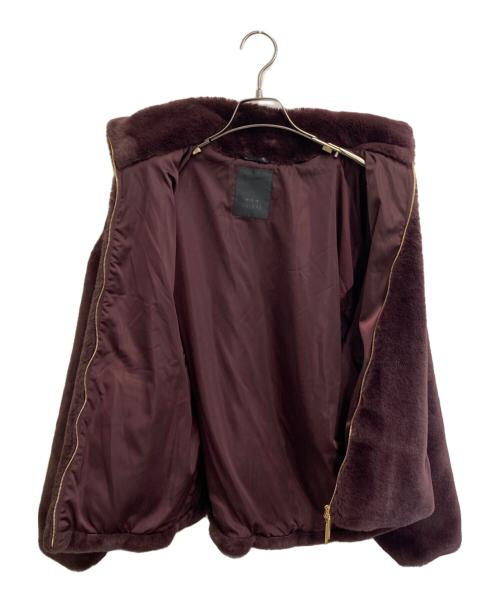 TATRAS（タトラス）TATRAS (タトラス) BARBRA ボアブルゾン パープル サイズ:２の古着・服飾アイテム