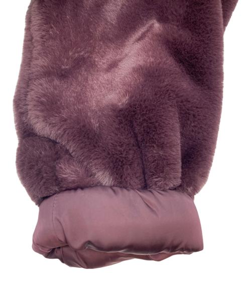 TATRAS（タトラス）TATRAS (タトラス) BARBRA ボアブルゾン パープル サイズ:２の古着・服飾アイテム