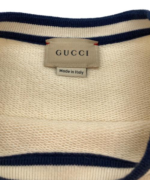 GUCCI（グッチ）GUCCI (グッチ) ホースビット コットンジャージー ドレス アイボリー サイズ:140の古着・服飾アイテム
