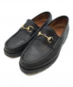 GUCCIグッチ）の古着「ホースビットローファー」｜ブラック