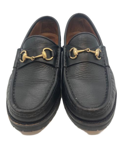 GUCCI（グッチ）GUCCI (グッチ) ホースビットローファー ブラック サイズ:35の古着・服飾アイテム