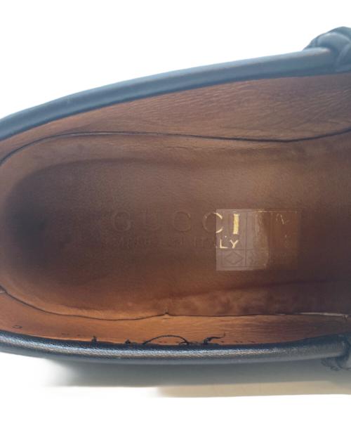 GUCCI（グッチ）GUCCI (グッチ) ホースビットローファー ブラック サイズ:35の古着・服飾アイテム