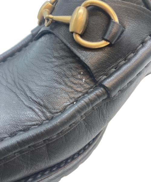 GUCCI（グッチ）GUCCI (グッチ) ホースビットローファー ブラック サイズ:35の古着・服飾アイテム