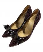 Salvatore Ferragamoサルヴァトーレ フェラガモ）の古着「スウェードパンプス」｜ブラウン