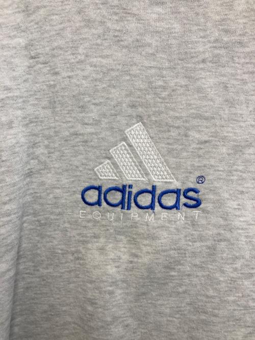 adidas（アディダス）adidas (アディダス) サイドライン裏起毛スウェット グレー サイズ:Mの古着・服飾アイテム
