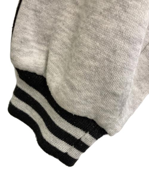 adidas（アディダス）adidas (アディダス) サイドライン裏起毛スウェット グレー サイズ:Mの古着・服飾アイテム