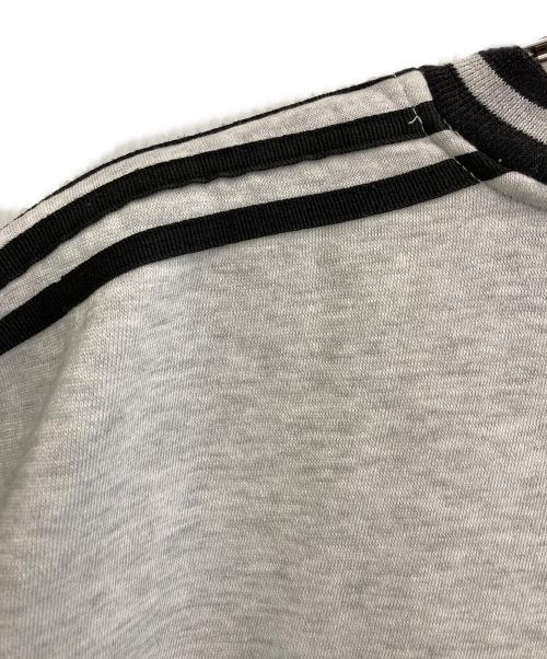 adidas（アディダス）adidas (アディダス) サイドライン裏起毛スウェット グレー サイズ:Mの古着・服飾アイテム